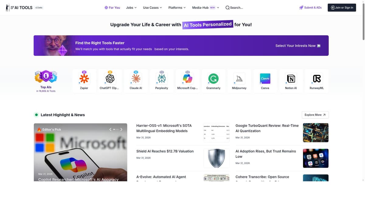 Age of AI Tools
