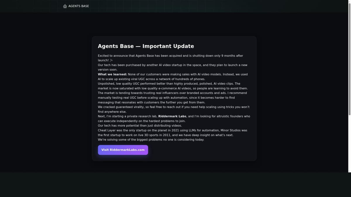 Agents Base