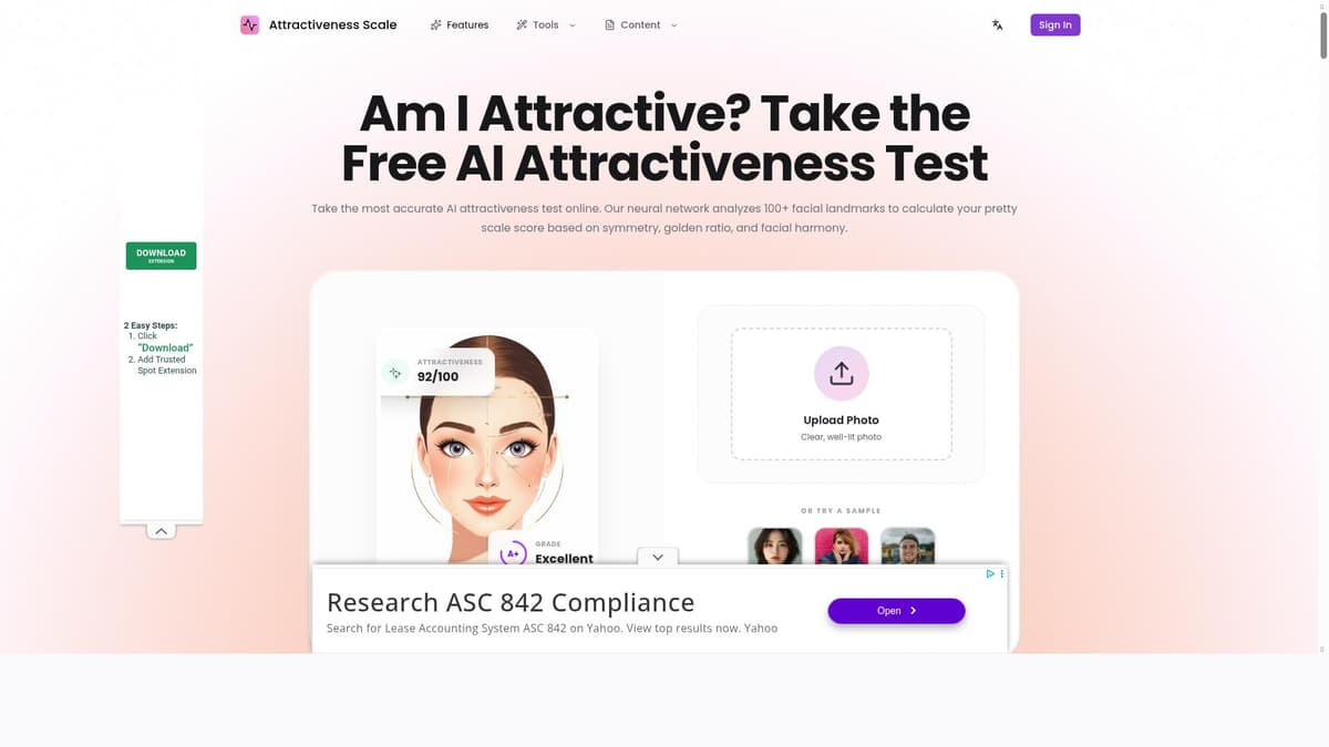AI Attractiveness Test