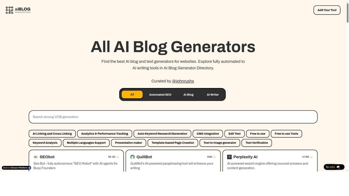 AI Blog Generators