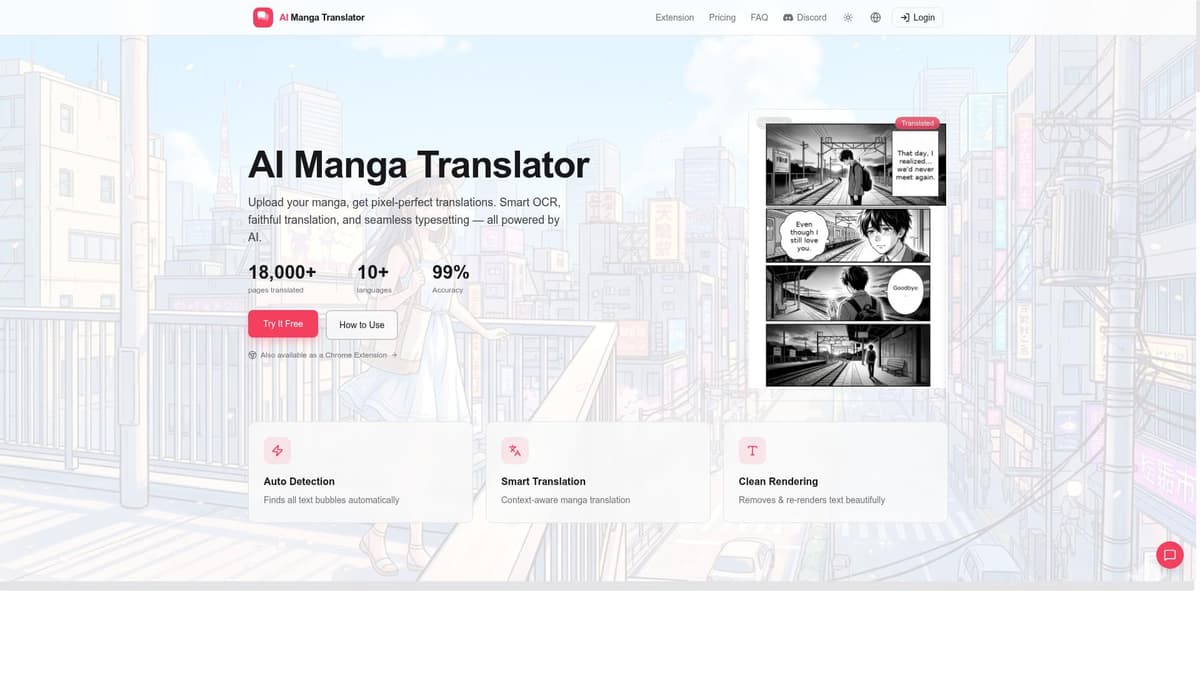 AI Manga Translation