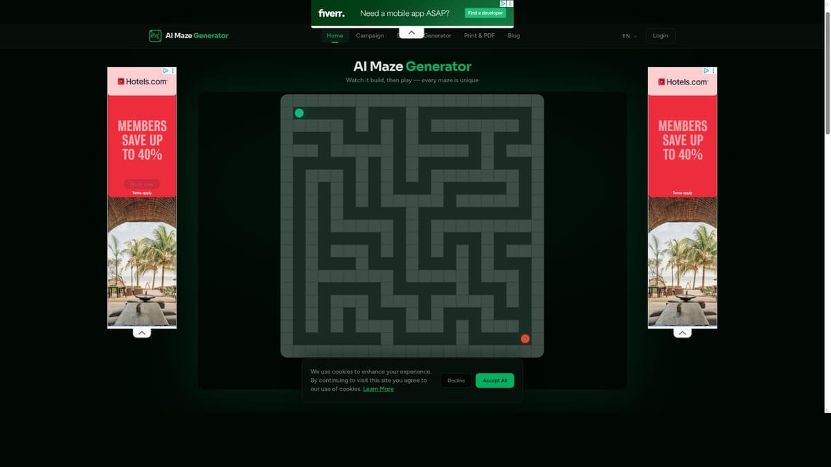 Al Maze Generator
