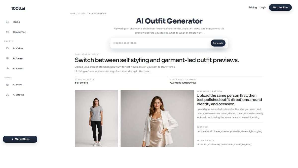 AI Outfit Generator