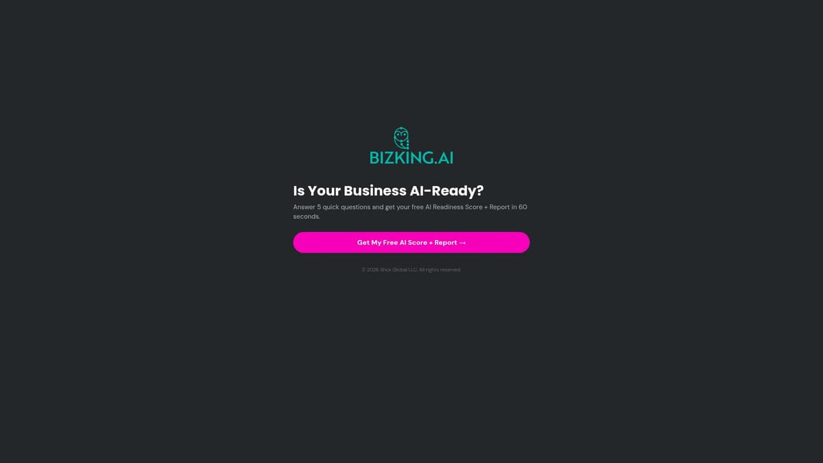 AI Readiness Audit