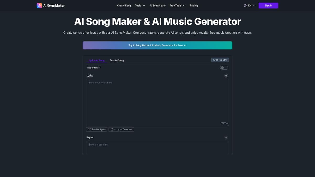 AI Song Maker