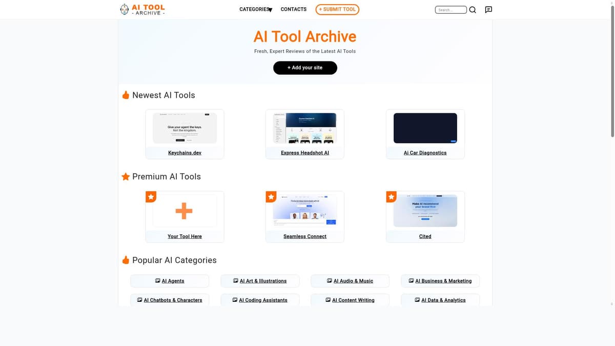 AI Tool Archive
