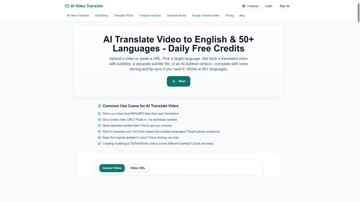 AI Video Translator