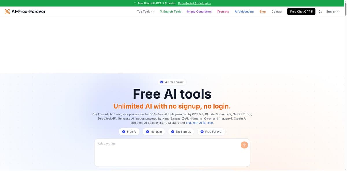 AI Free forever