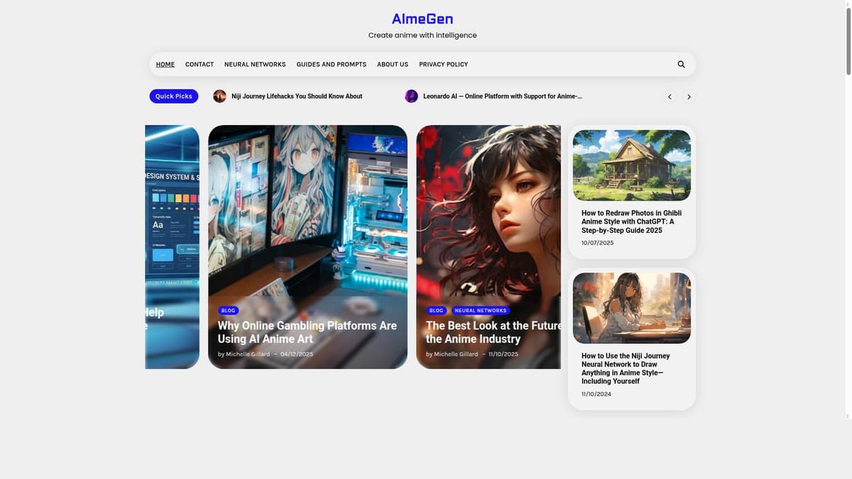 AI Anime Generator 