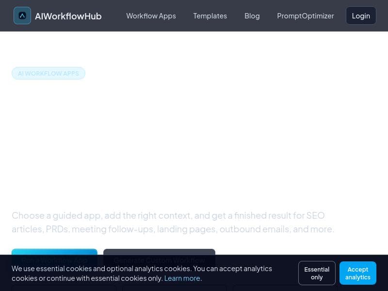 AI Workflow Genarator