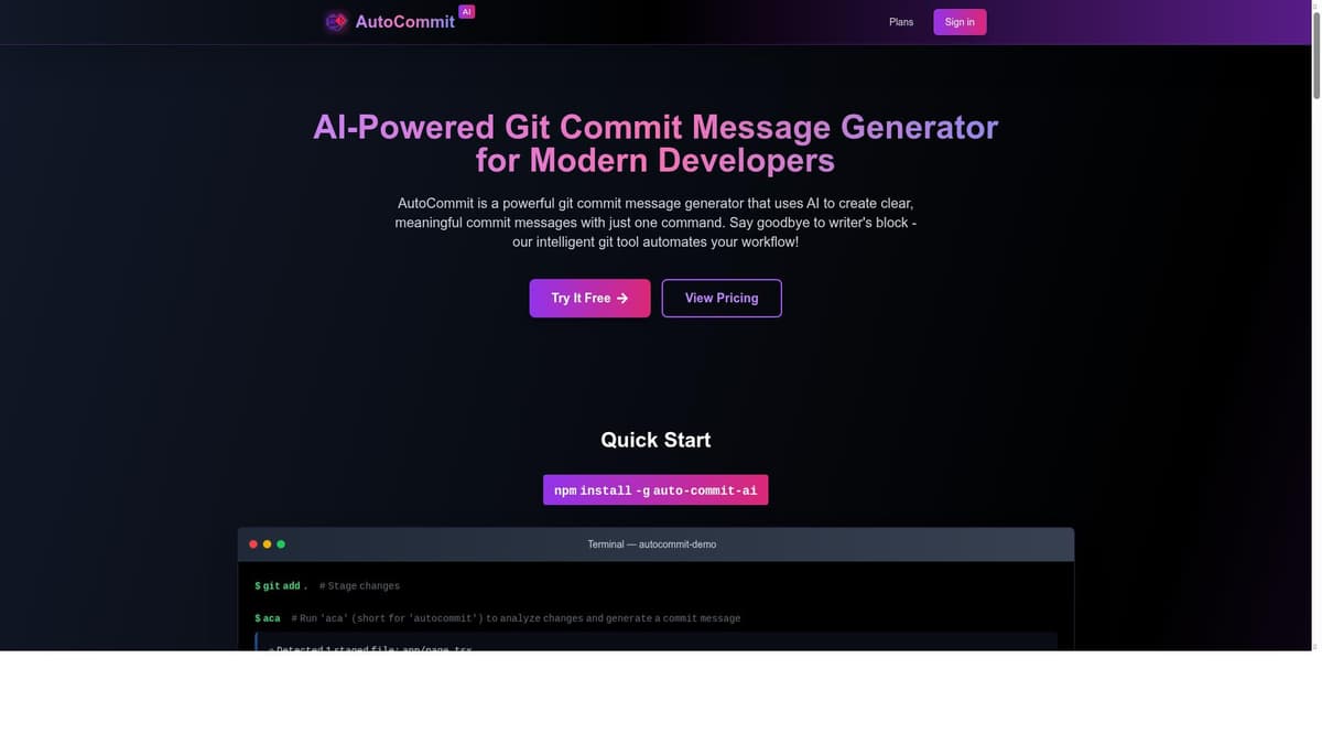 auto commit