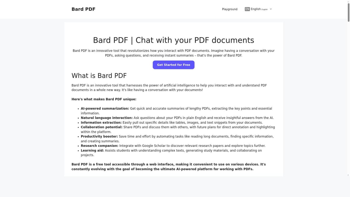Bard PDF