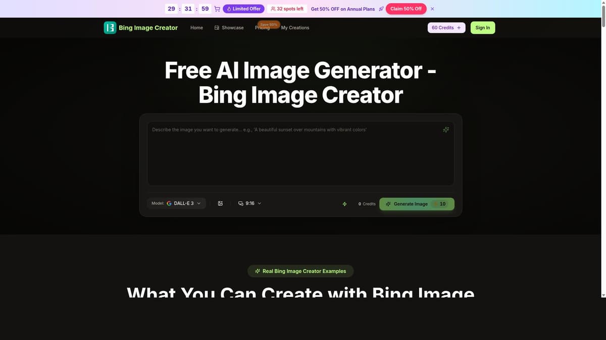 Bing Image Creator