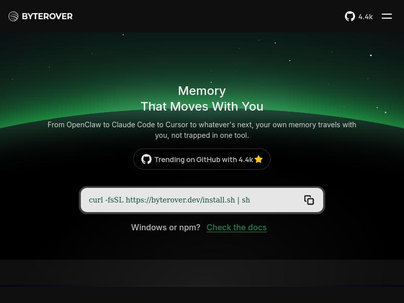 ByteRover Memory System for OpenClaw 