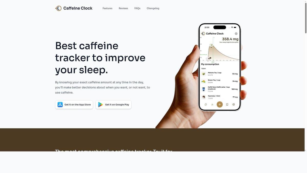 Caffeine Clock