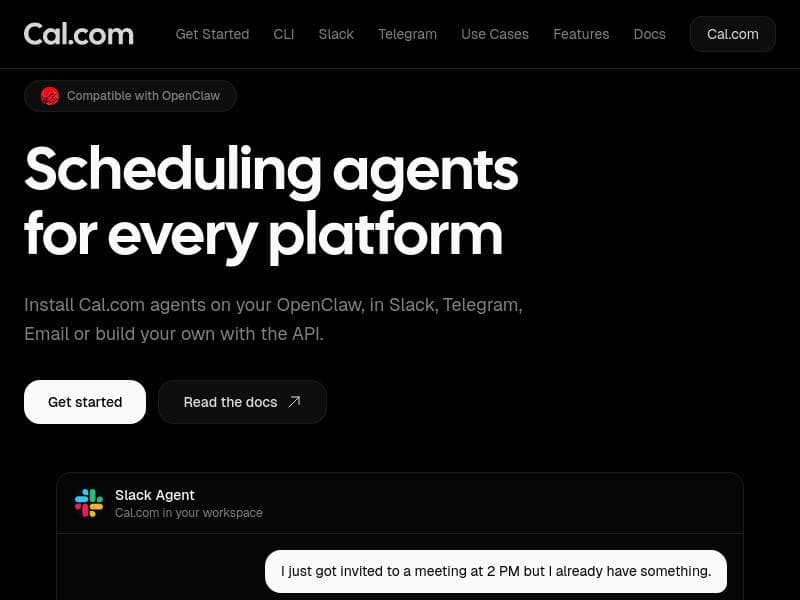 Cal.com Agents