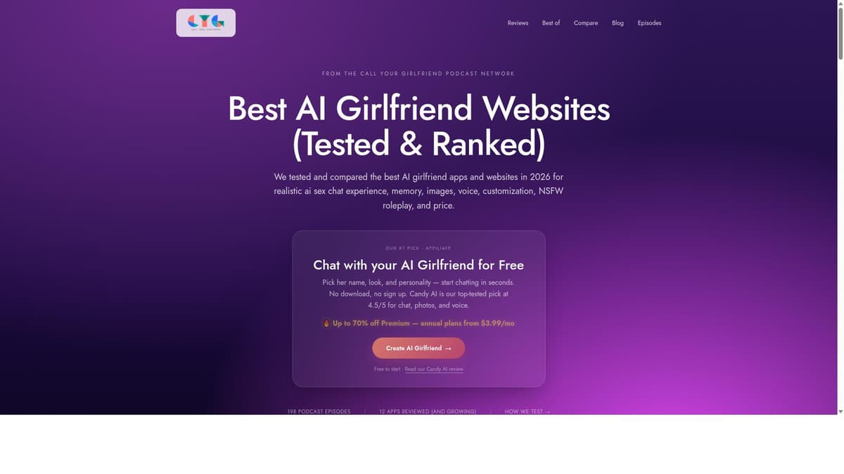 Call Your Girlfriend: AI Girlfriend Apps & Sites Finder