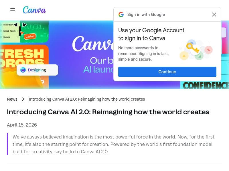 Canva AI 2.0
