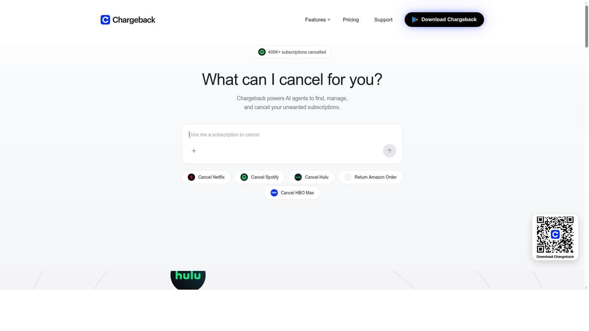 Chargeback Subscription Management App