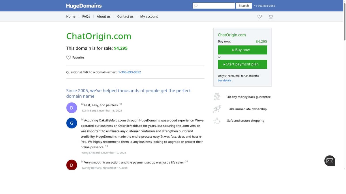 Chat origin