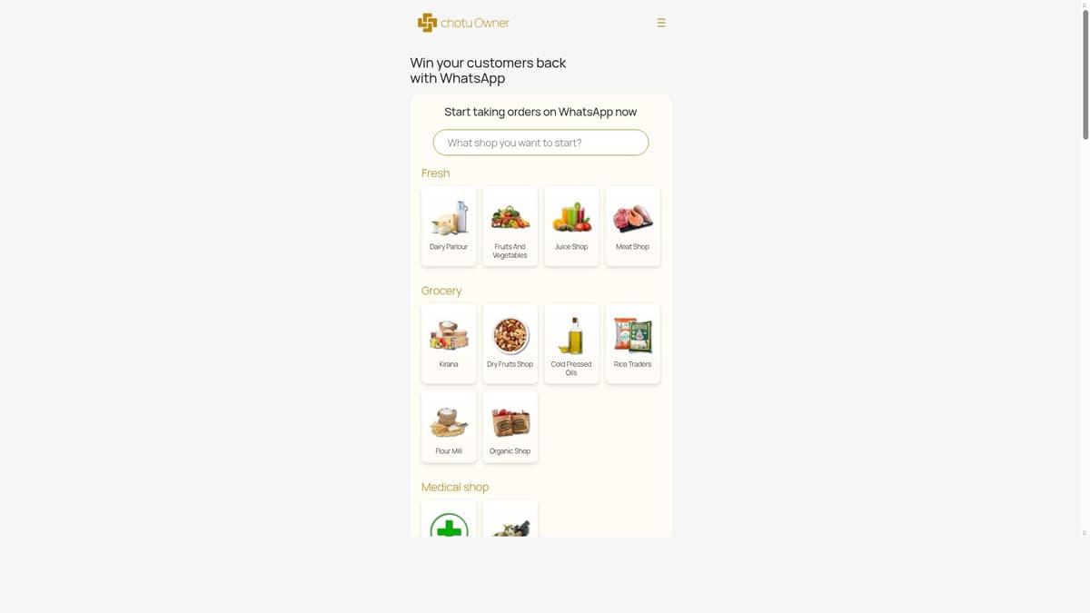 chotu: get your digital catalog