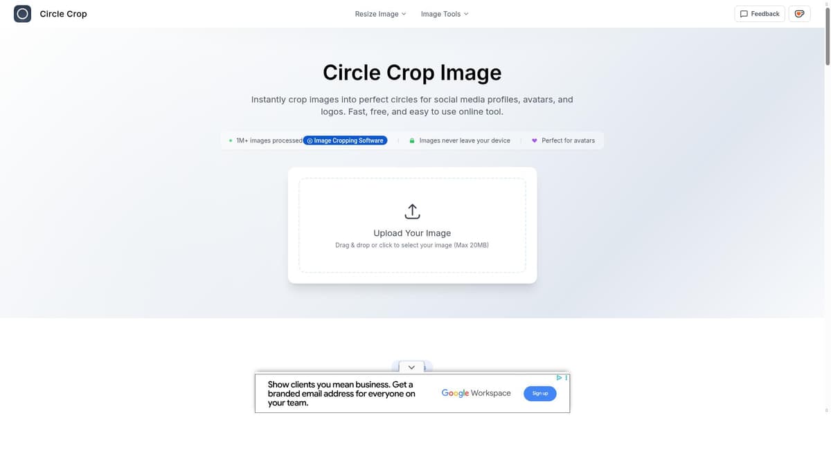 Circle Crop Image