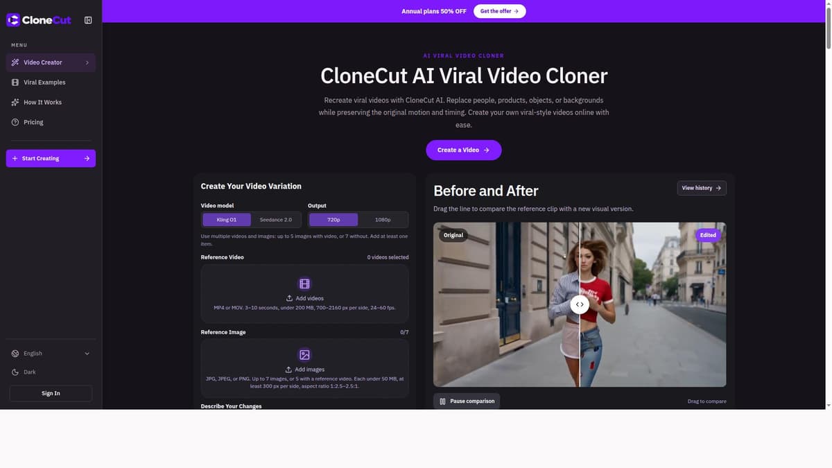 CloneCut AI