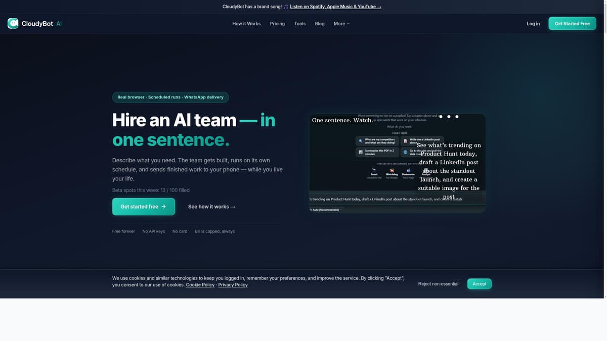 CloudyBot AI Assistant