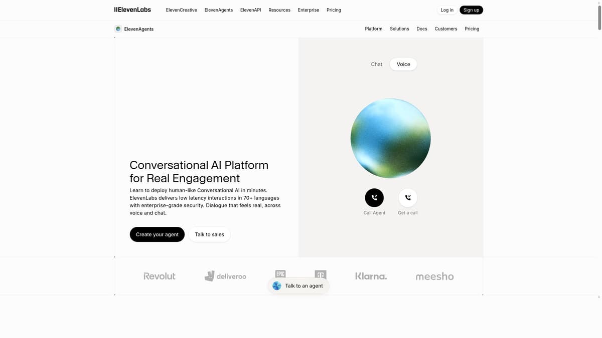 Conversational AI by ElevenLabs