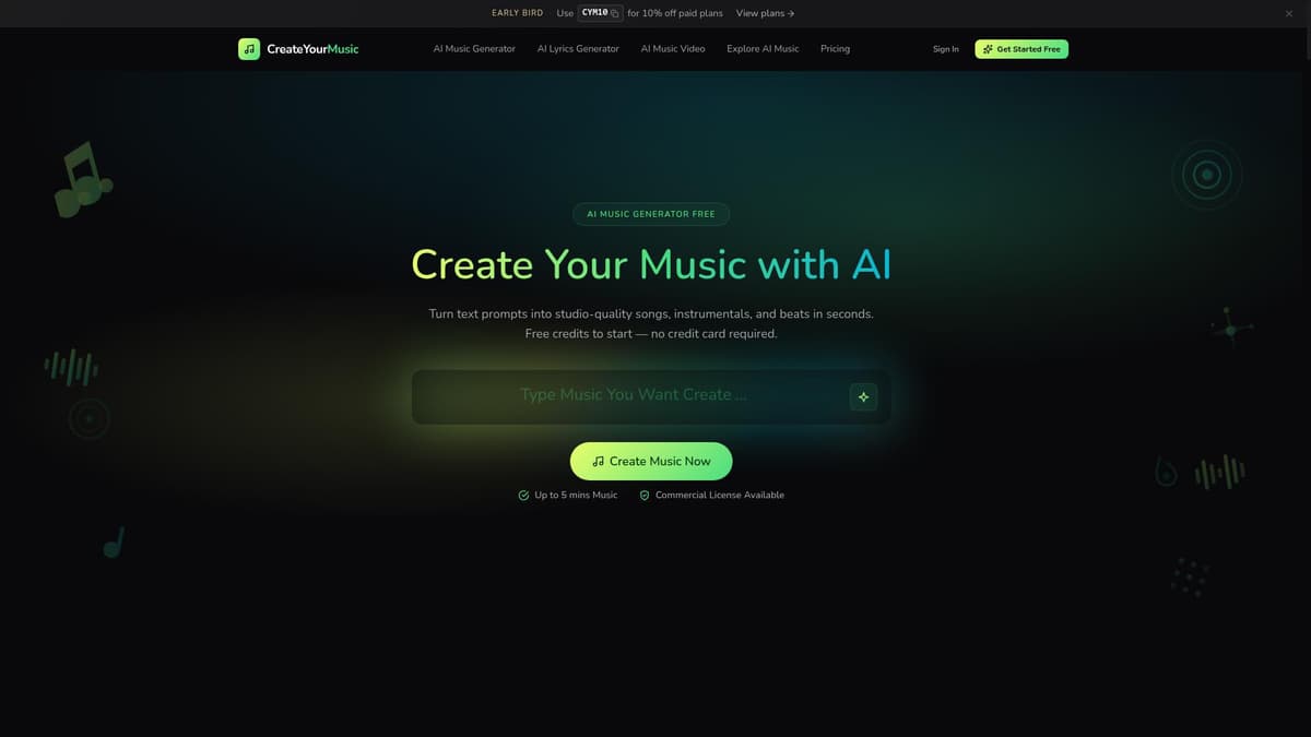 Create Your Music AI