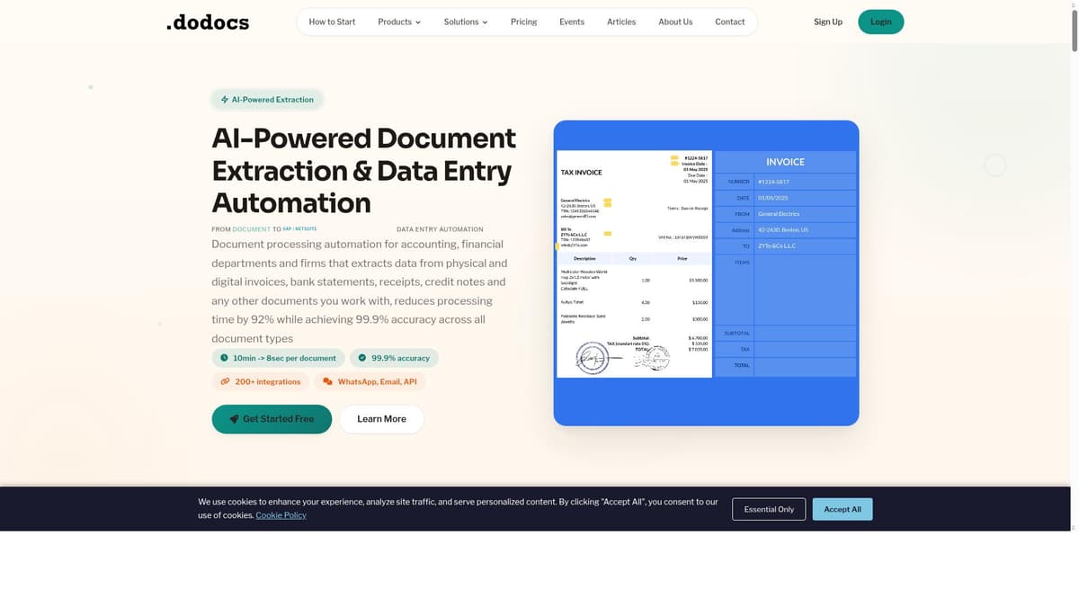 Invoice Matchpoint by .dodocs.AI