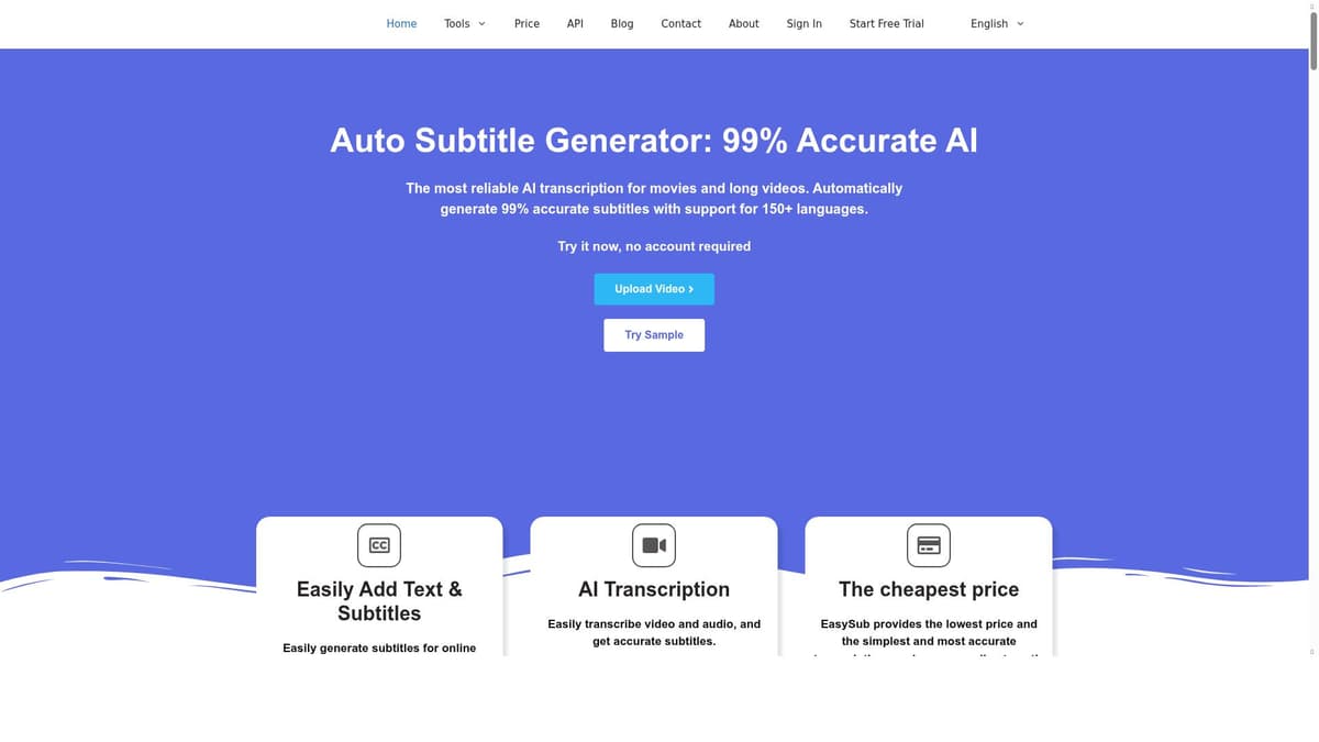 EasySub - Auto Subtitle Generator