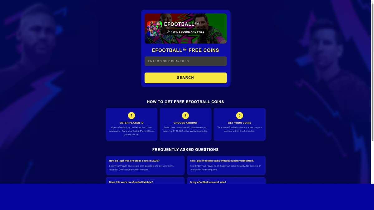 eFootball Free Coins