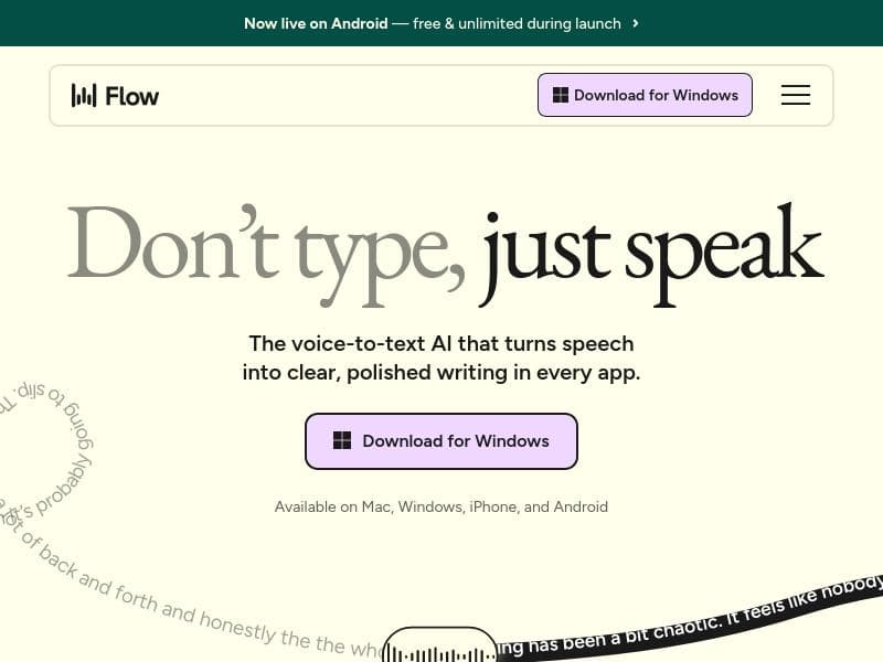 Wispr Flow for Android