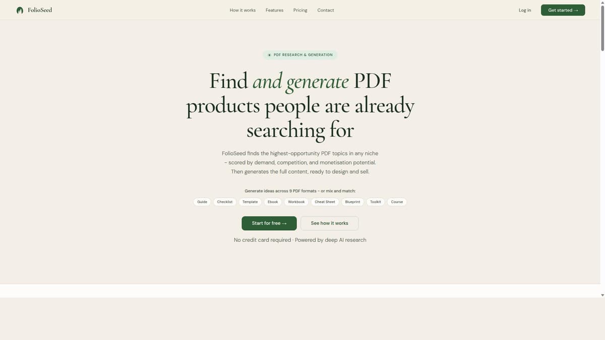 FolioSeed