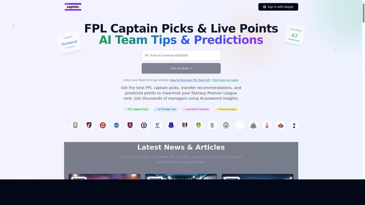 FPL Captain