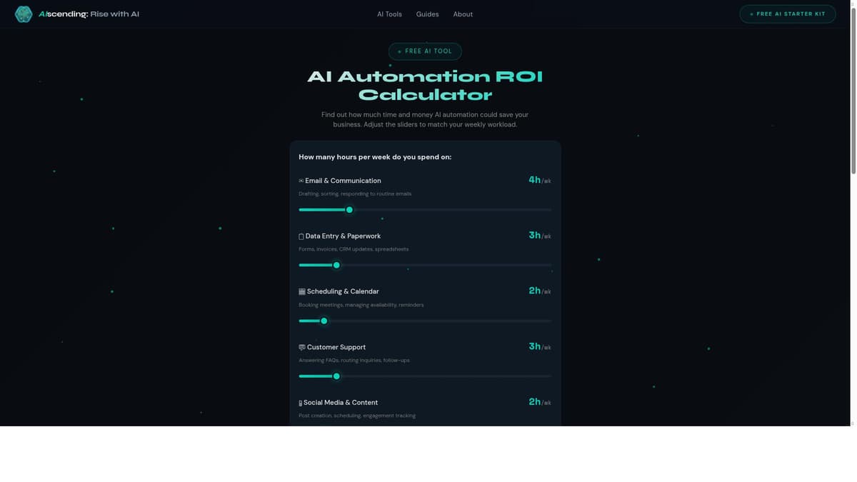 Free AI ROI Calculator