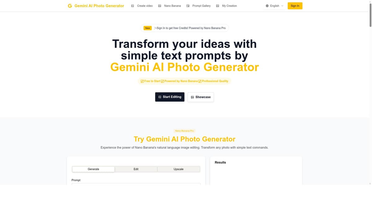 Gemini AI Photo