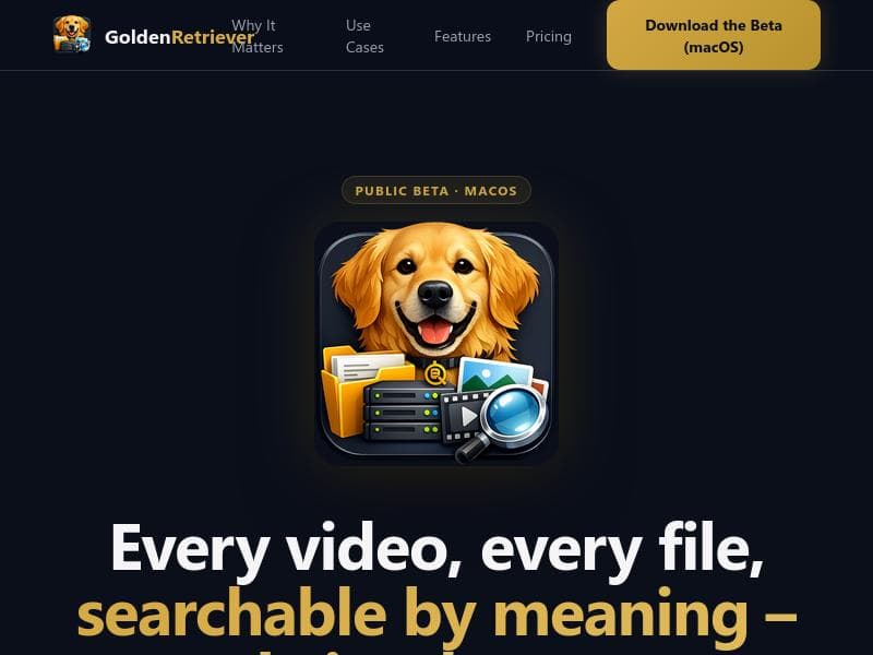 GoldenRetriever.ai Public Beta