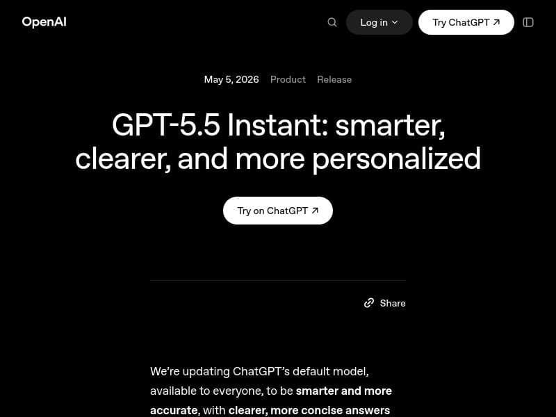 GPT‑5.5 Instant