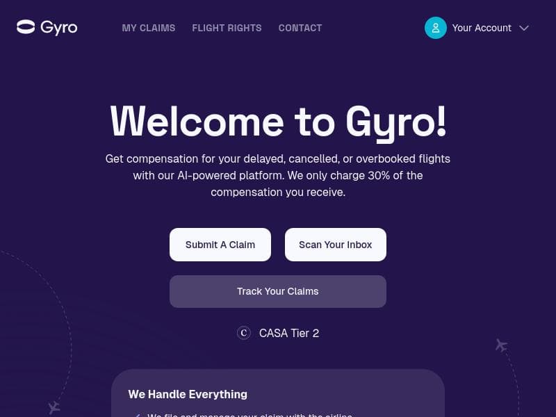 Gyro Autopilot - Easy Flight Refunds
