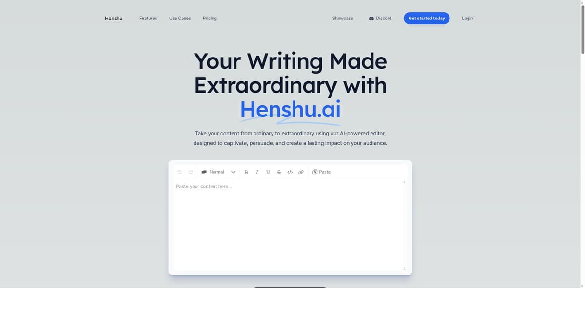 Henshu.ai