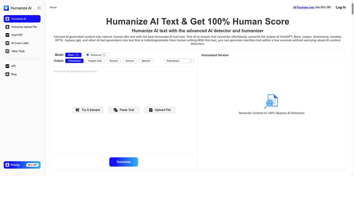 Humanize AI Tools