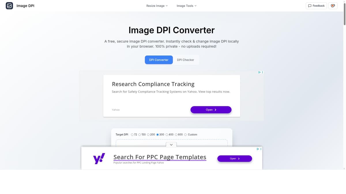 Image DPI Converter