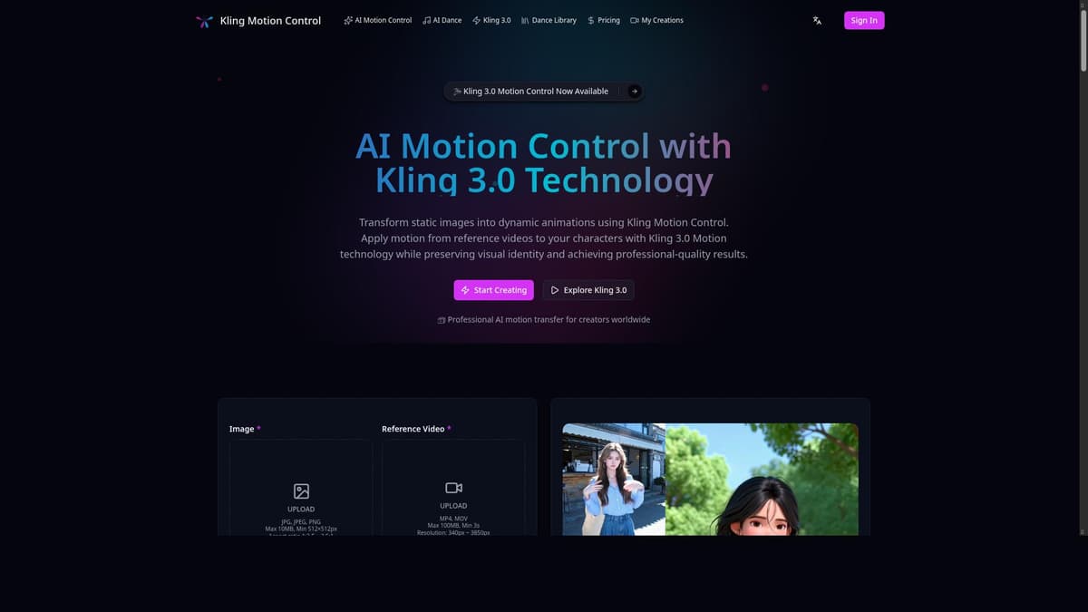 Kling Motion Control