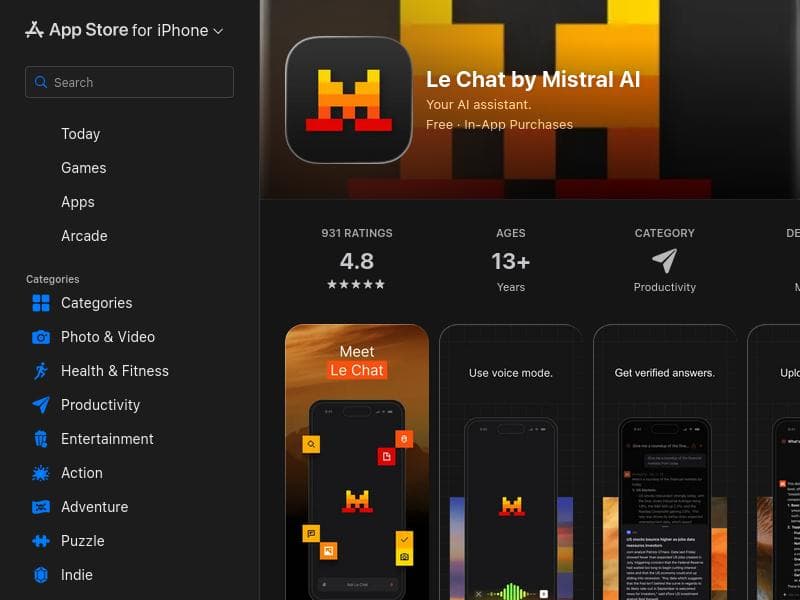 Deep Research and Imagen in Le Chat