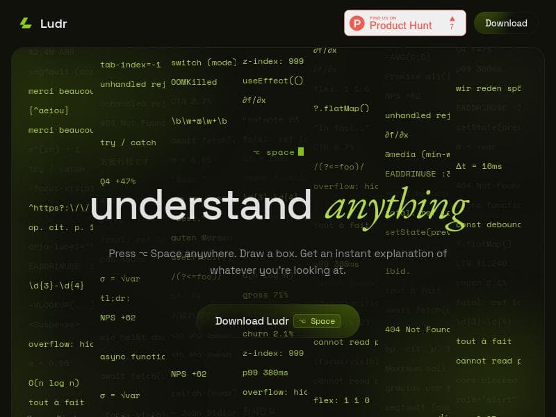  Ludr AI — Understand Any Screen