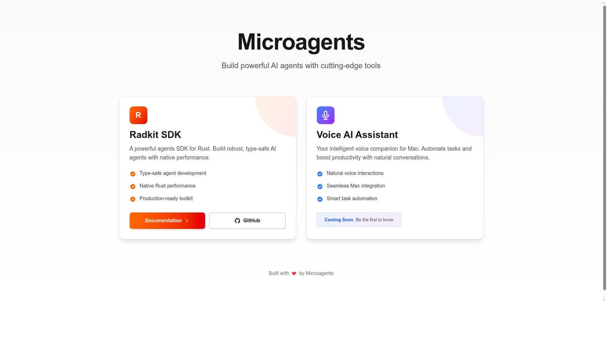 Microagents (Beta)