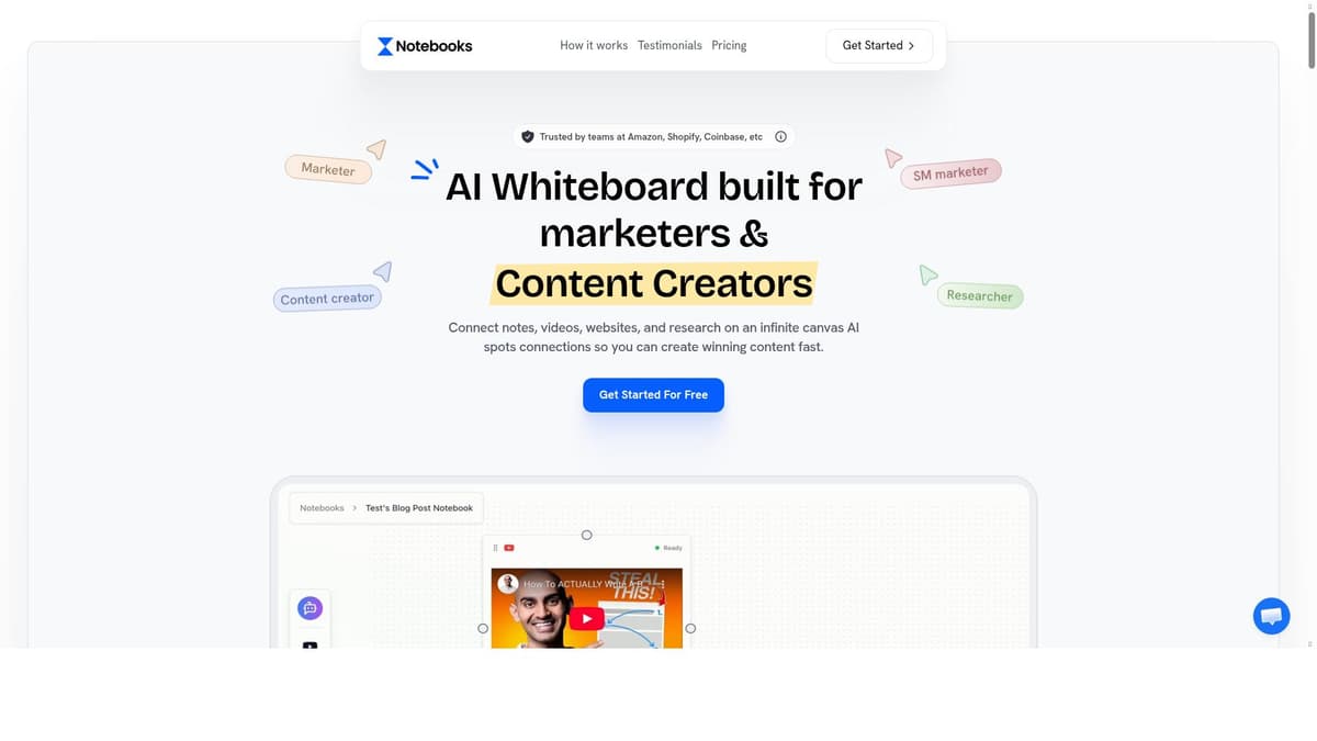 Notebooks - Your AI Whiteboard