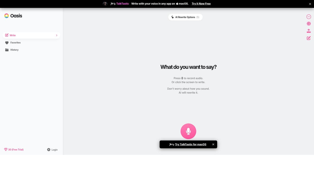 Oasis by BeforeSunset AI